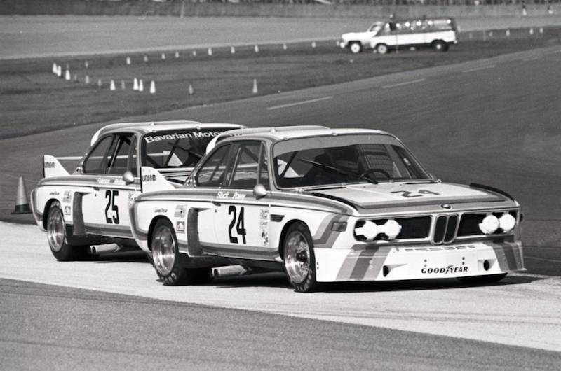 Name:  1975 24 Hrs BMW 3.0 CSL battle - Sam Posey Hans Stuck #24 Ronnie Peterson Brian Redman #25.jpg
Views: 66
Size:  61.6 KB