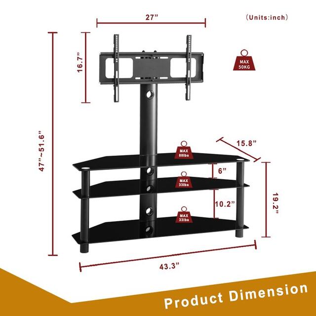 Name:  Black+Multi-Function+Angle+And+Height+Adjustable+Tempered+Glass+TV+Stand%2C+LCD+TV+Bracket+Plasm.jpg
Views: 104
Size:  31.5 KB